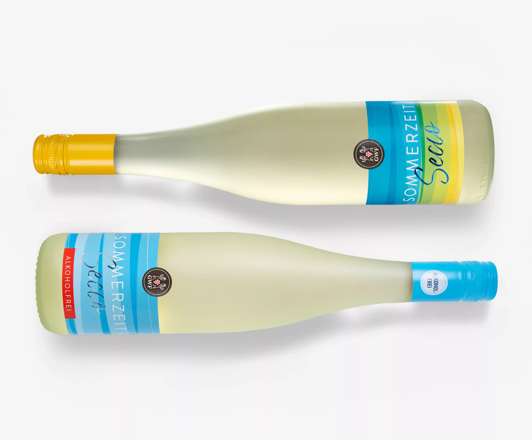Zwei Secco-Flaschen von GWF Sommerzeit