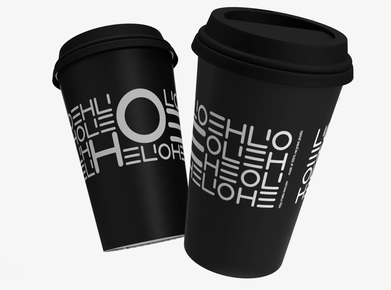 Kaffeebecher mit Helio-Logo