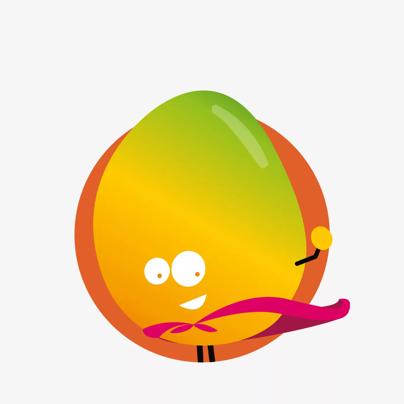 Illustration Mango-Figur