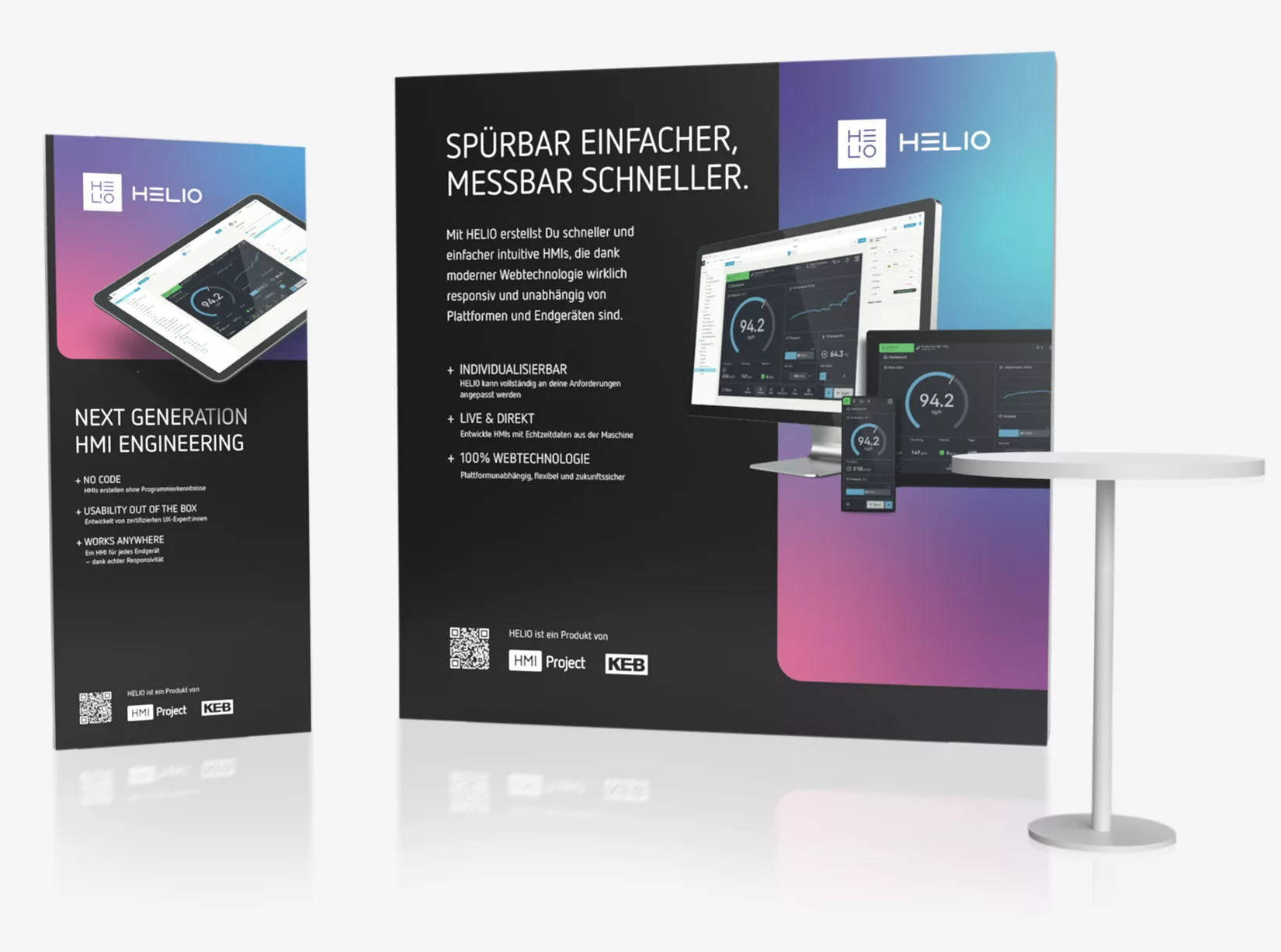 Messestand für Helio