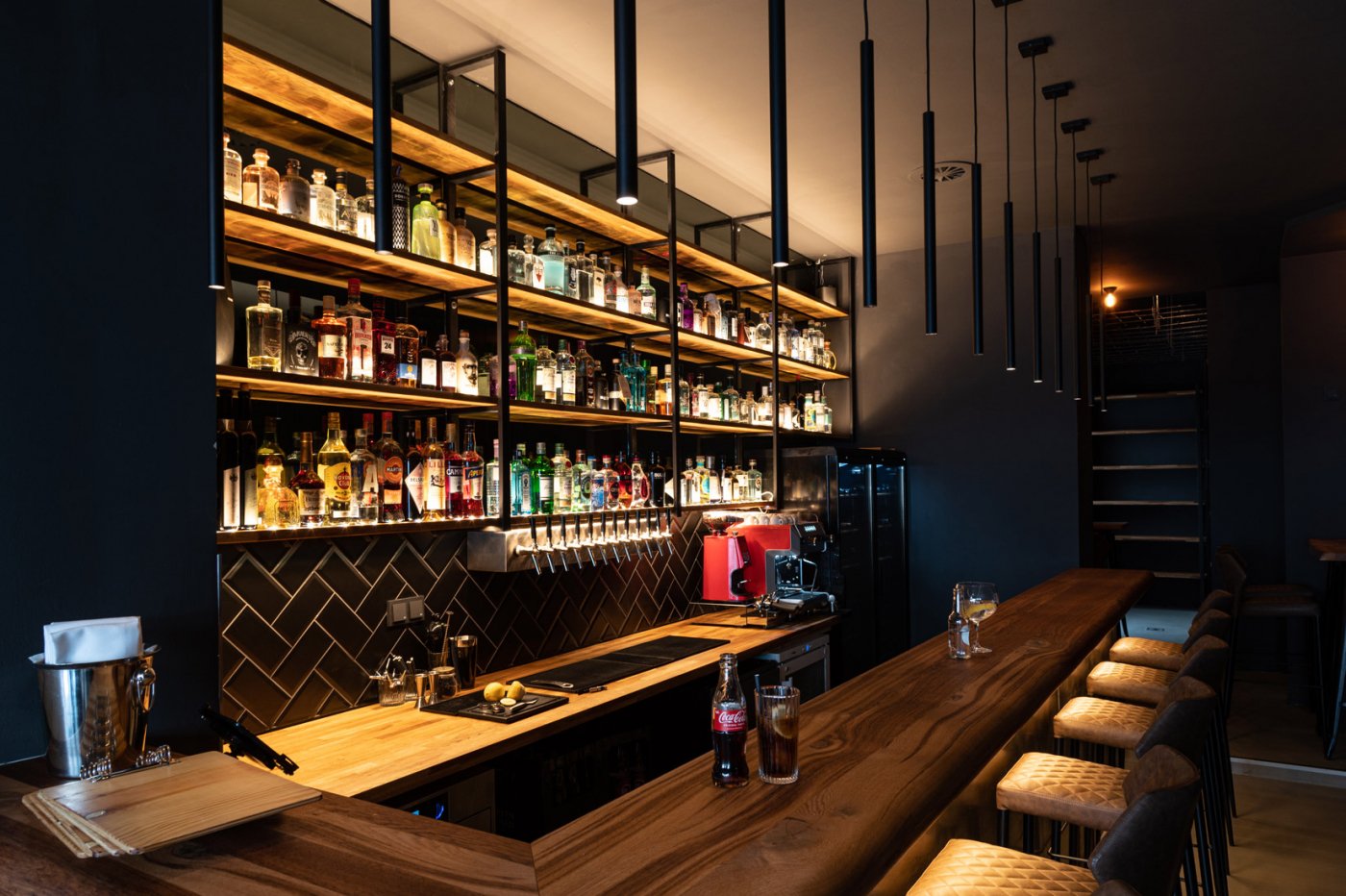 Fotografie von der Bar von Heinrich Bar und Vinothek