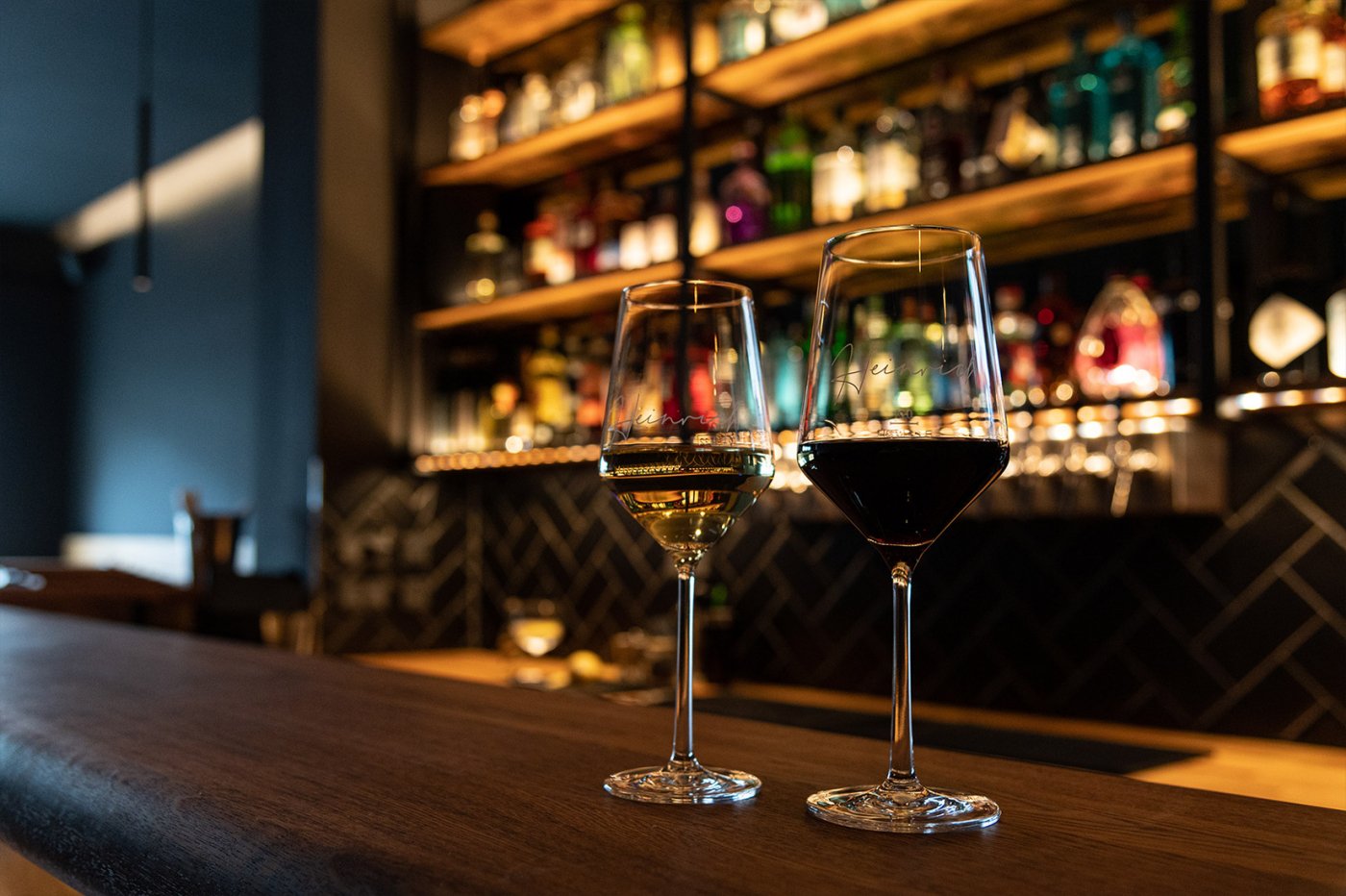 Fotografie von der Bar von Heinrich Bar und Vinothek