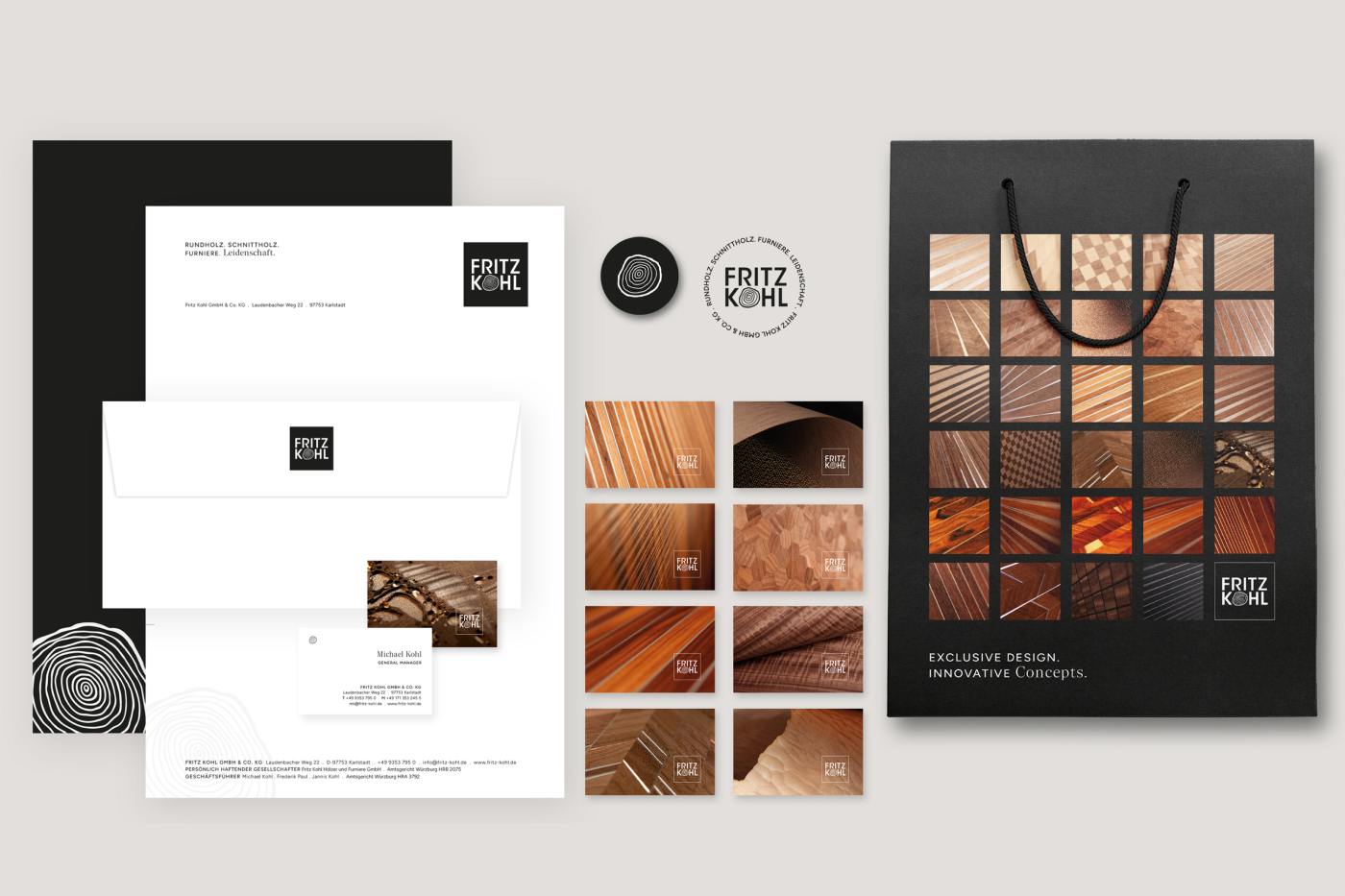 Corporate Design für Fritz Kohl